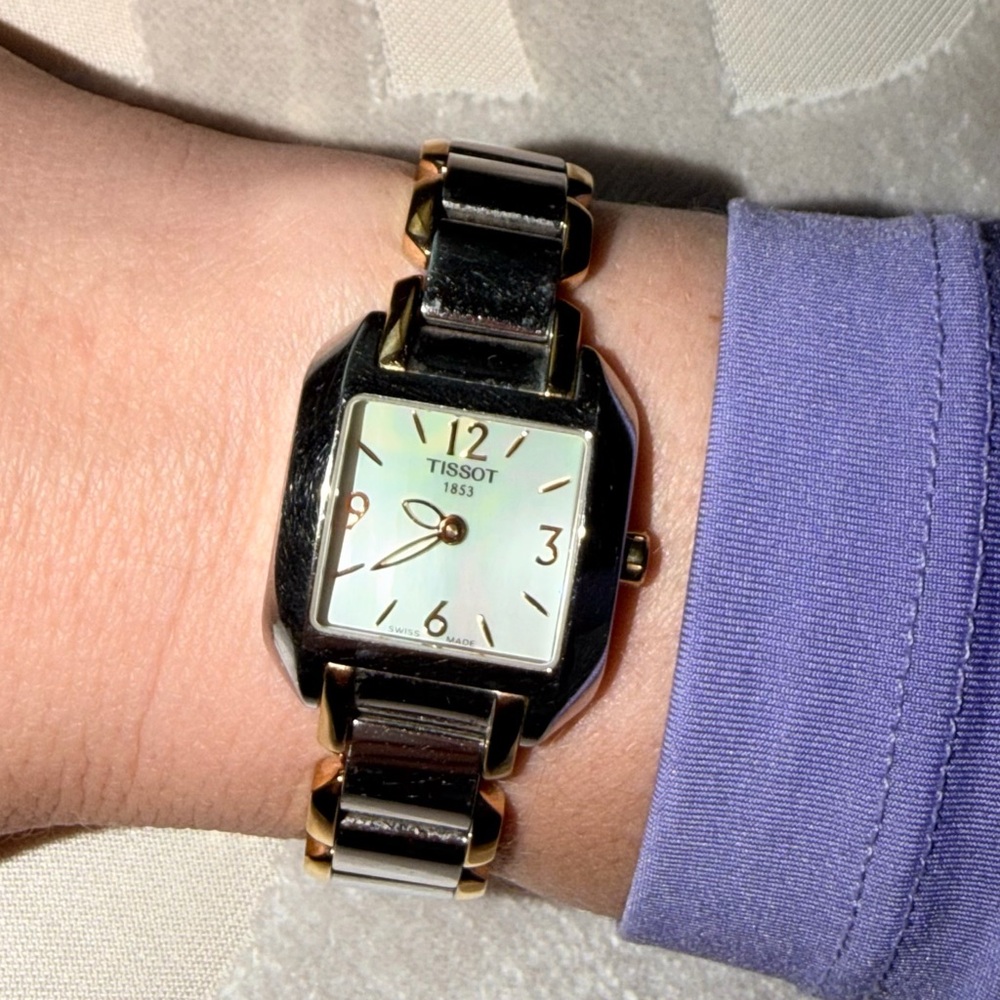 Tissot two tone Sapphire Crystal watch
